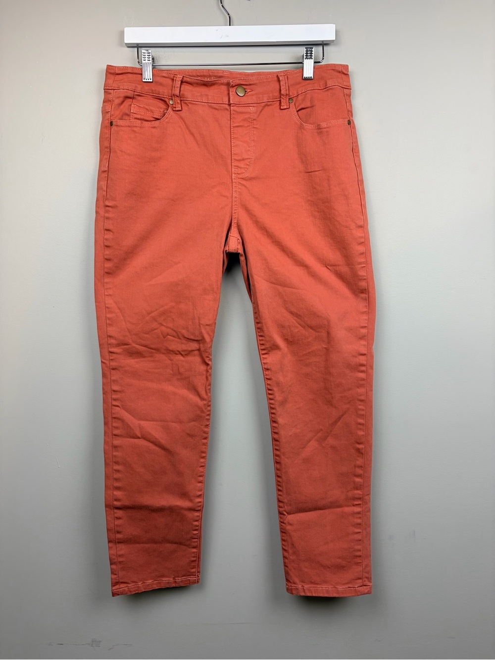 Soft Surroundings Coral Crop Ankle Jeans Women’s PM Petite Medium Stretch Slim